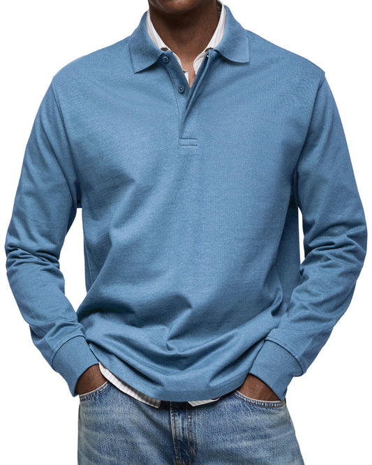 Max | Luxe lange mouwen polo