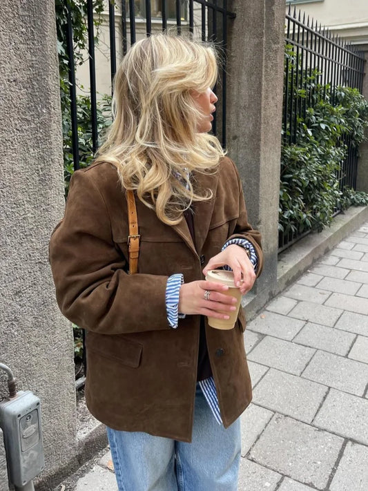 Lovas | Korte Bruine Jas
