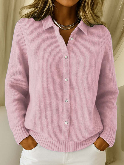 Elena | Klassieke Cardigan in Zachte Wol