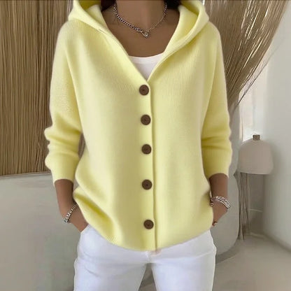 Cléandre | Gilet à Capuche avec Boutons