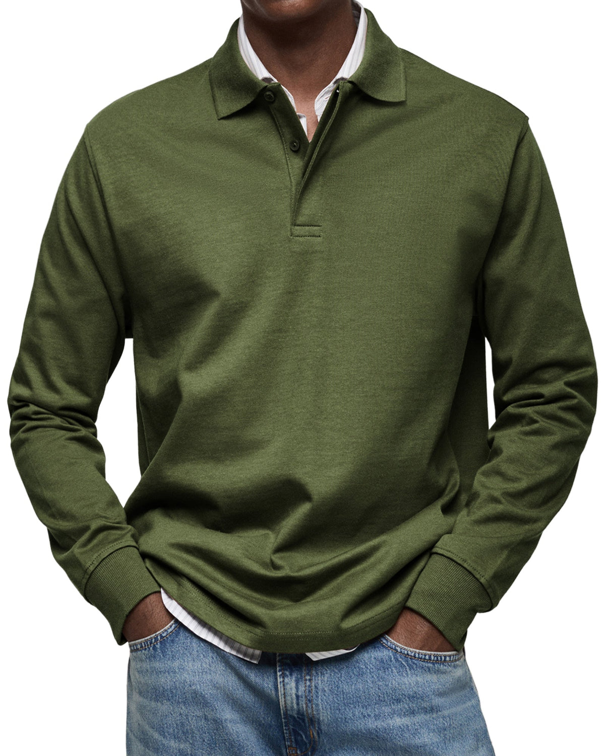 Max | Luxe lange mouwen polo