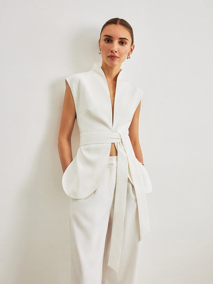 Peplum Top met Riem