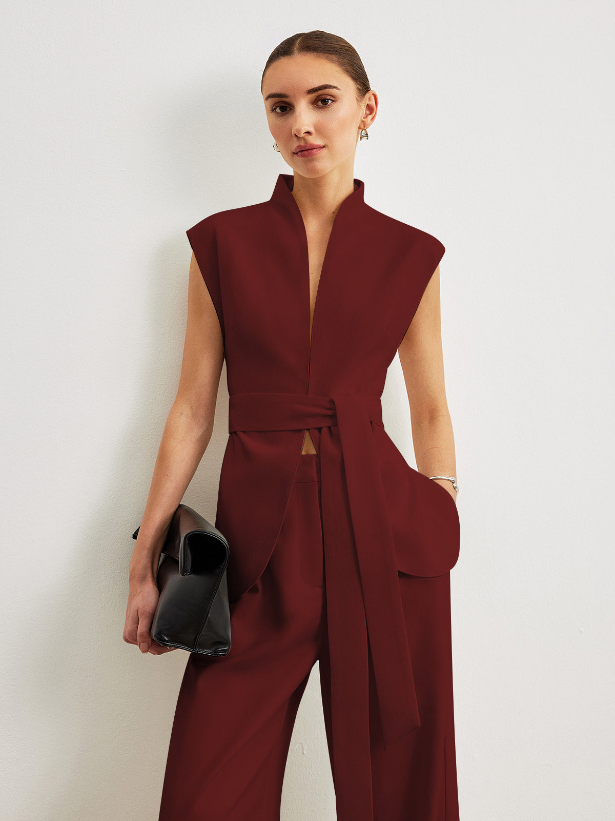 Peplum Top met Riem