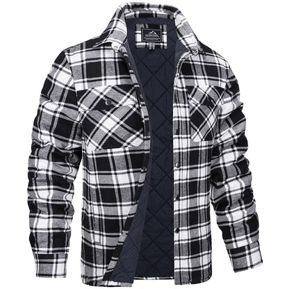 Flannellen Heren Overshirt met Ruitpatroon voor Lente