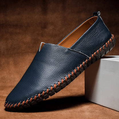 Monaco - Stijlvolle Leren Espadrilles