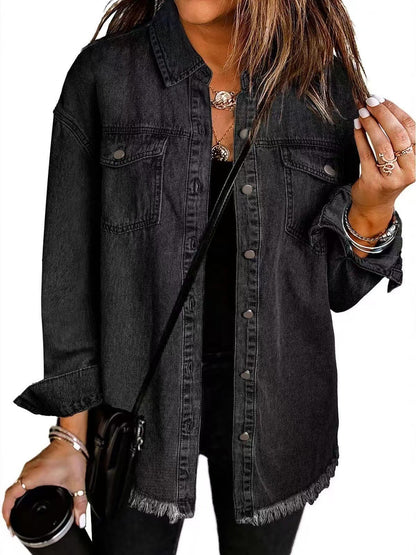 Lovas  | Jeansjack met knopen