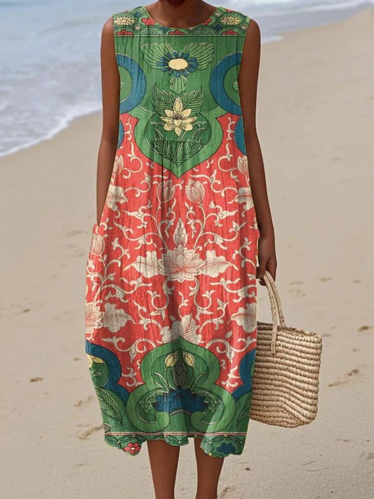 Vera | Midi Bohemian Jurk