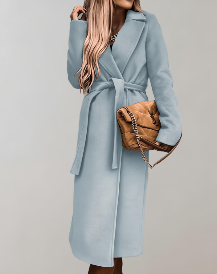Zara | Lange damesjas met riem