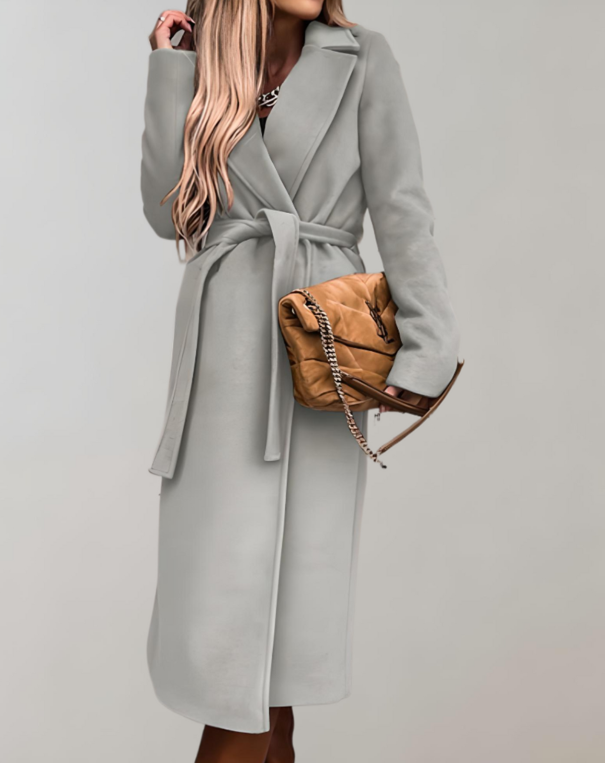 Zara | Lange damesjas met riem